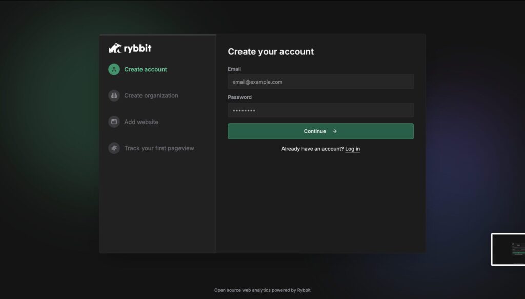 Host Rybbit